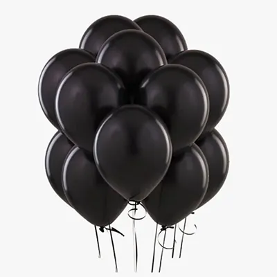 Black Latex Balloons